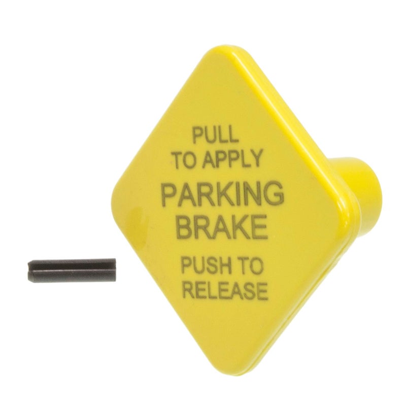 World American WA248433 Air Brake Valve Dash Knob Repair Part PP-1 Yellow Knob & Pin, Replaces Bendix 248433 Haldex KN20901 Torque Automann 170.248433 Stem Size 3/8 Inch Color Yellow Taxonomy D Knobs, - Image 2